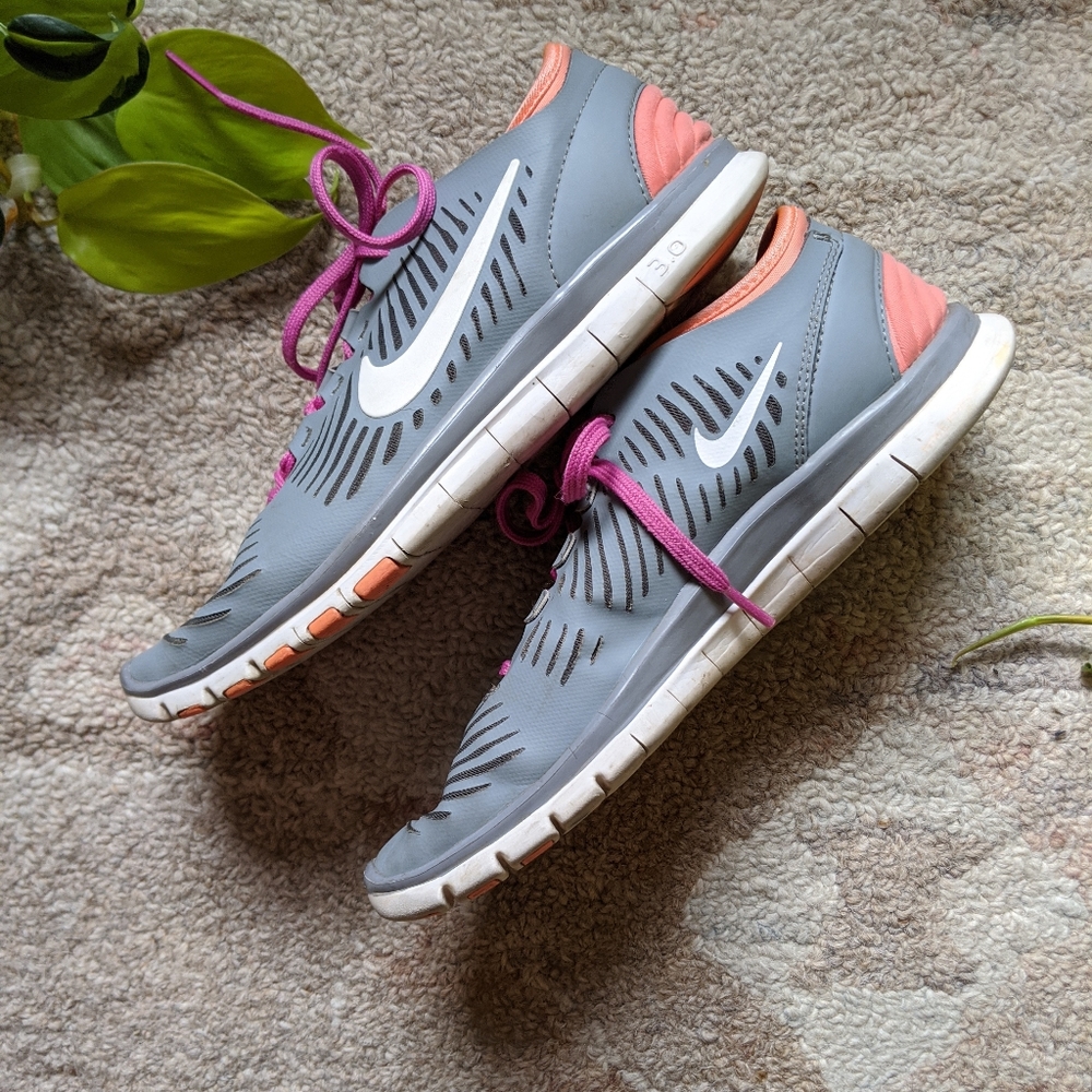 Nike | Free 3.0 | Balanza | Pink/Orange/grey - Picture 3 of 9